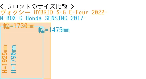 #ヴォクシー HYBRID S-G E-Four 2022- + N-BOX G Honda SENSING 2017-